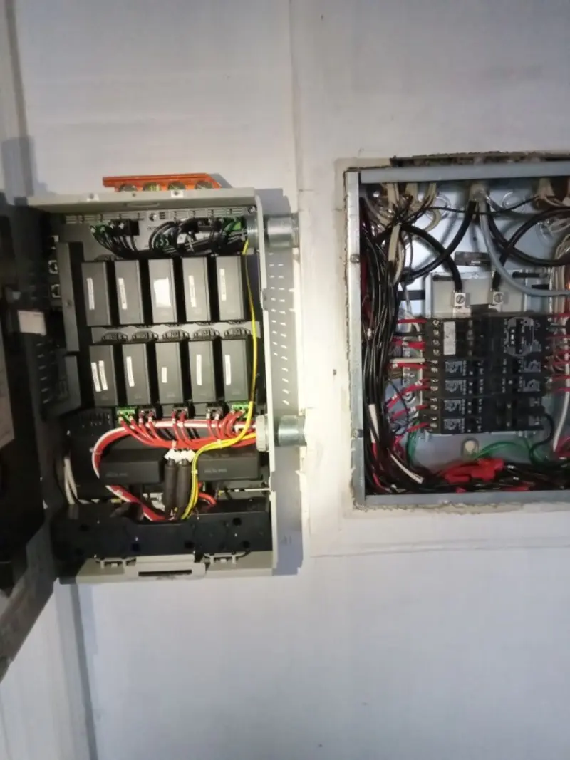 Electrical panel upgrade completed for Electrical Inspection in Quantico Base